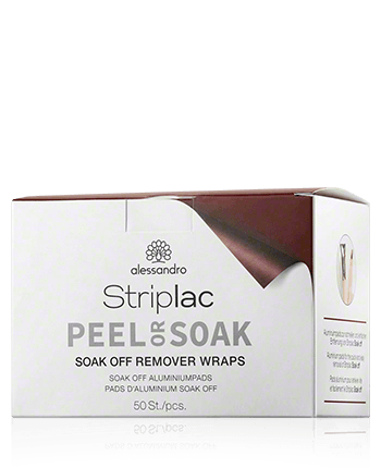 Alessandro Striplac Peel or Soak Remover Wraps 50-Stück