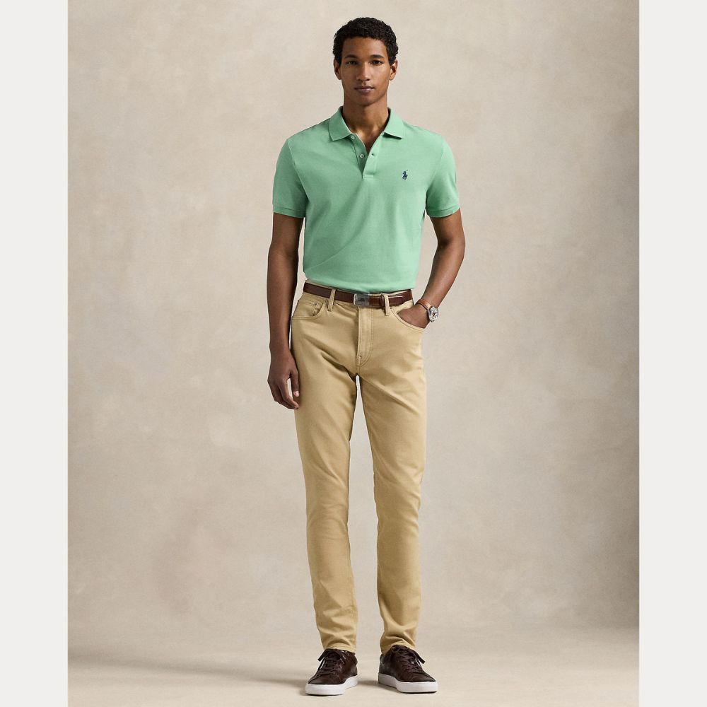 Tailored Fit Pique Herre Mintgrønn