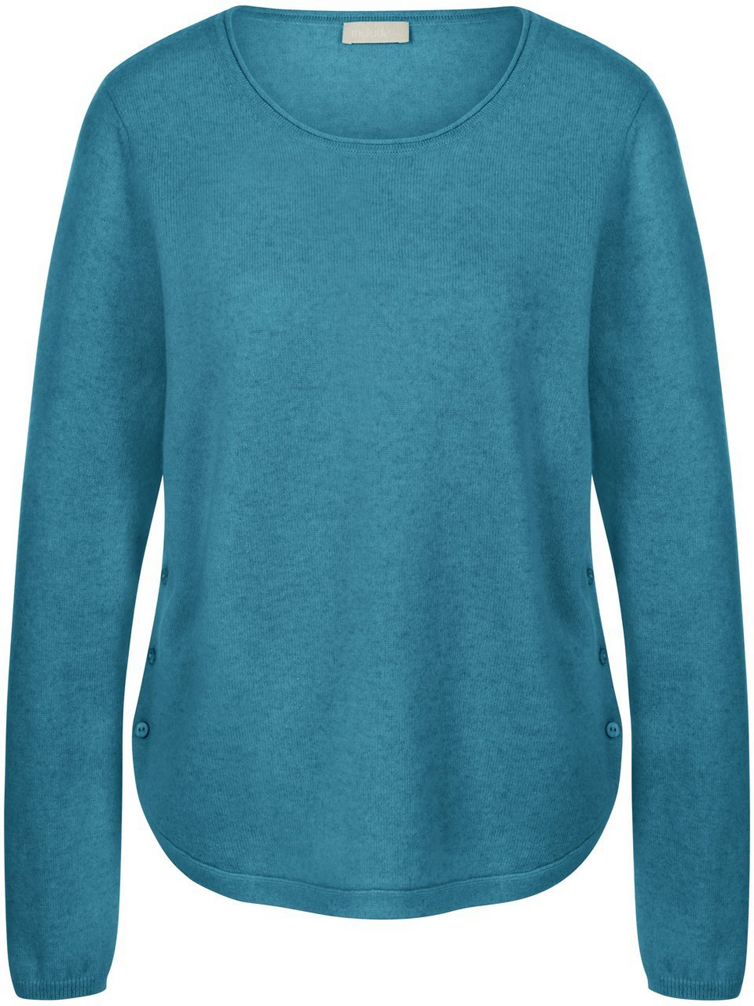 Rundhals-Pullover aus 100% Premium-Kaschmir
