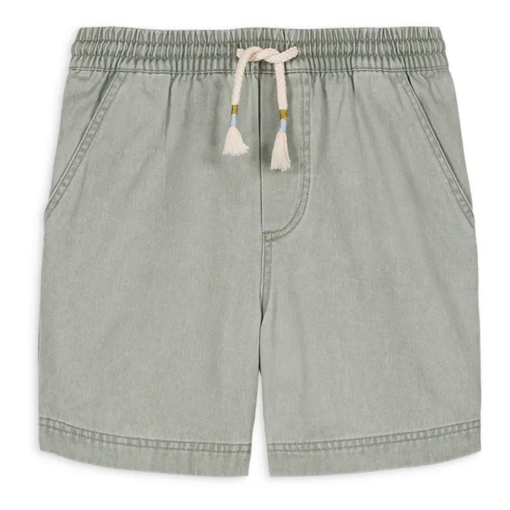 Louise Misha Short Obiki Twill | Brun kaki