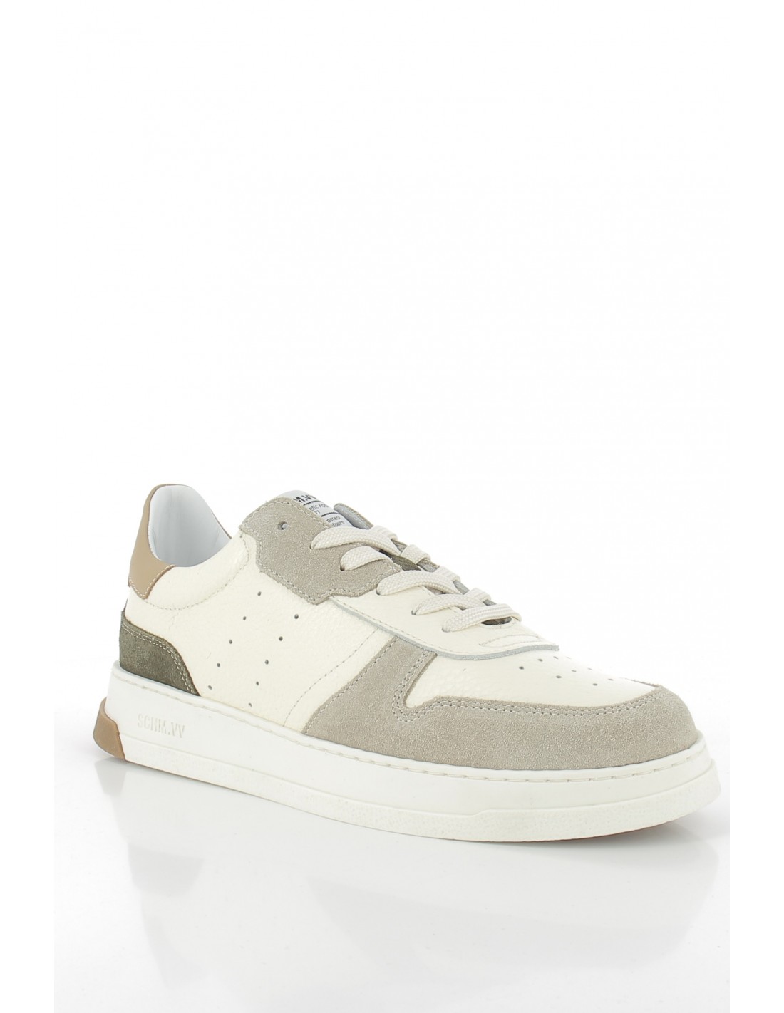 schmoove Baskets de ville Homme order sneaker Blanc/beige/marron