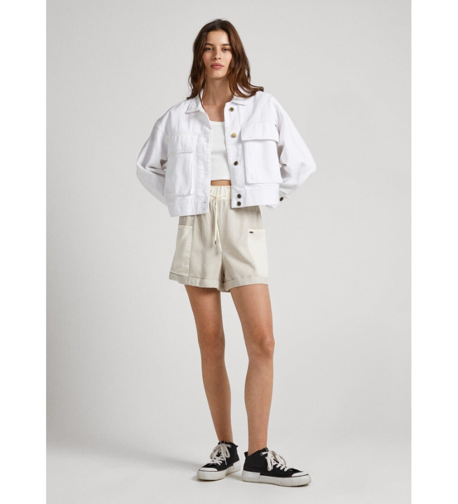 Pepe Jeans Calções Famina branco