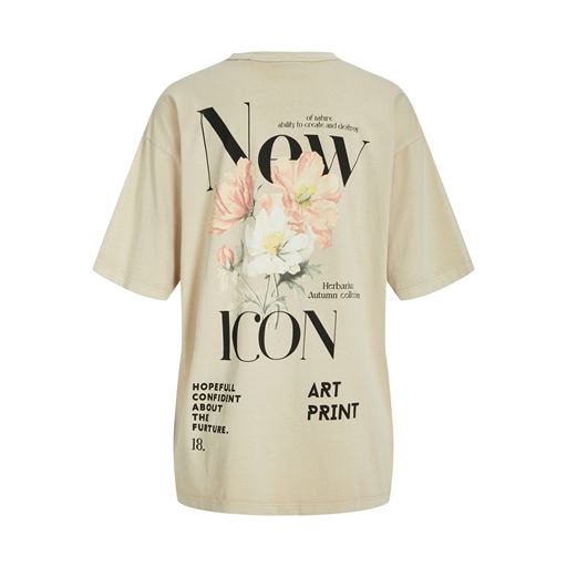 JJXX Sandra Loose T-shirt, Feather Gray, L