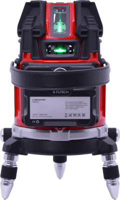 FUTECH Procross 8.0 DS Kruislijnlaser Groen in Koffer PROMO! met Quatro MM   Statief - 044.80G.4M-P