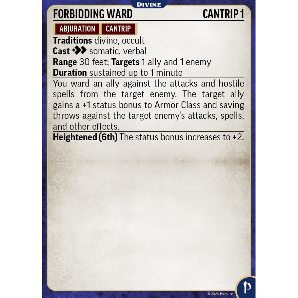 Pathfinder Second Edition - Divine Cards