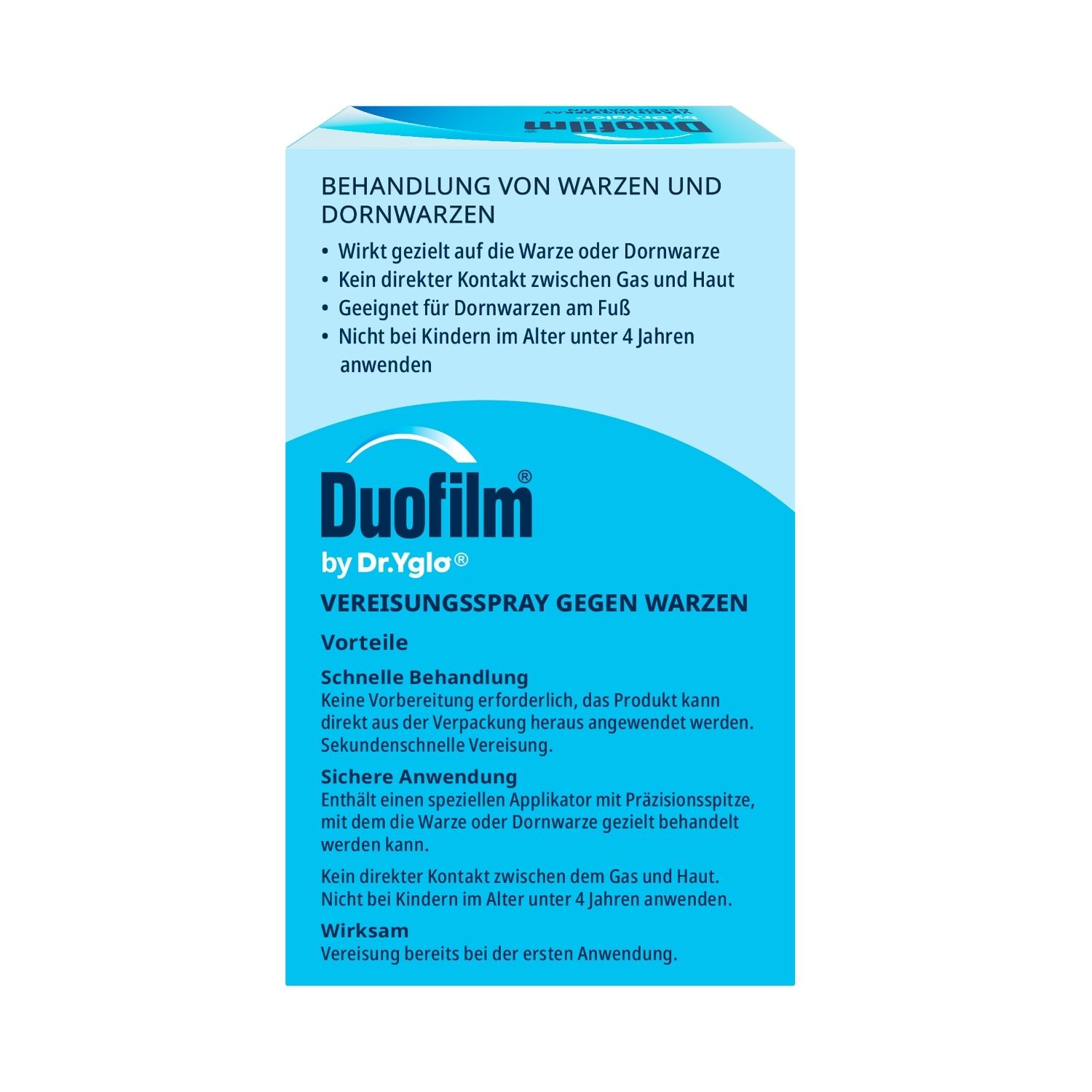Duofilm® Vereisungsspray by Dr Yglo gegen Warzen - Behandelt Warzen und Dornwarzen in nur einer Anwendung
