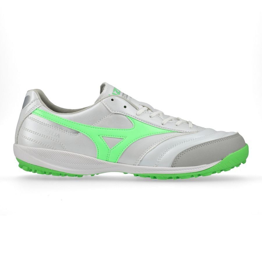Mizuno Morelia Sala Pro TF Frontier - Blanc/Vert Néon/Argent