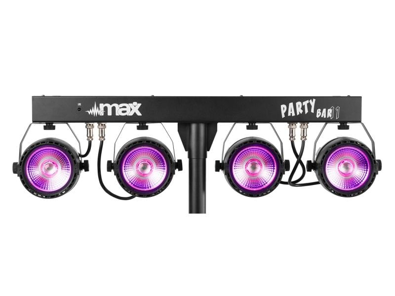 MAX PAR-Bar PartyBar 11 Bar mit 4x COB Par, 20W