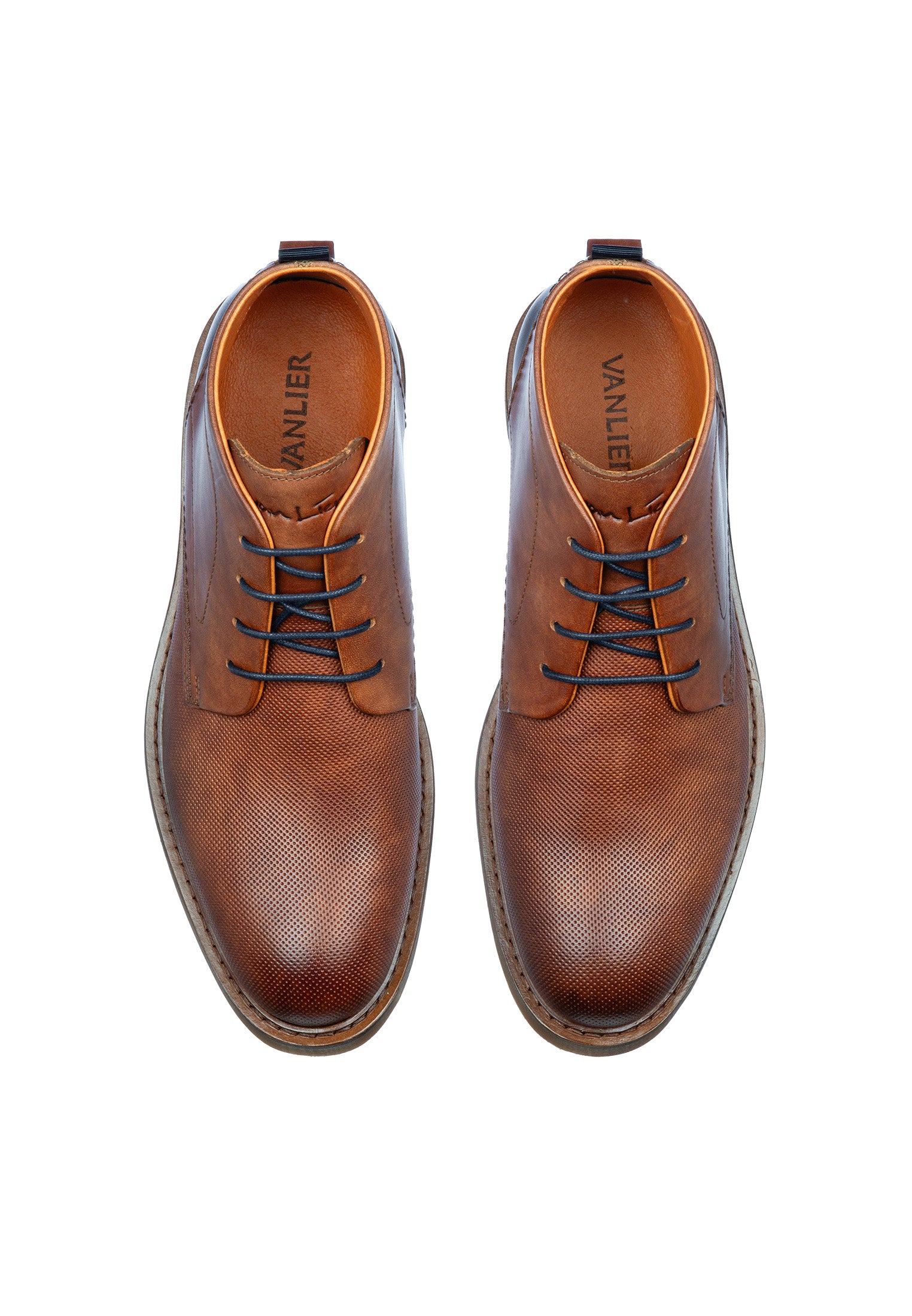Cognac gladleren Dino boot