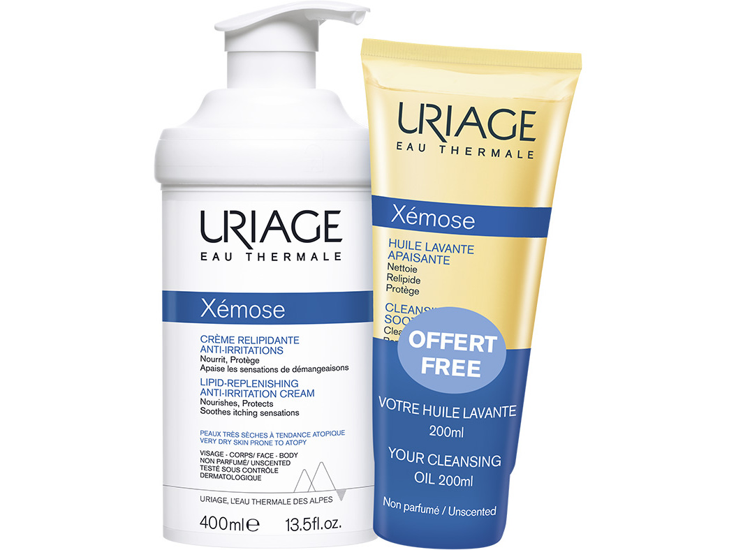 CREME URIAGE XEMOSE 400ML COM OFERTA ÓLEO 200ML
