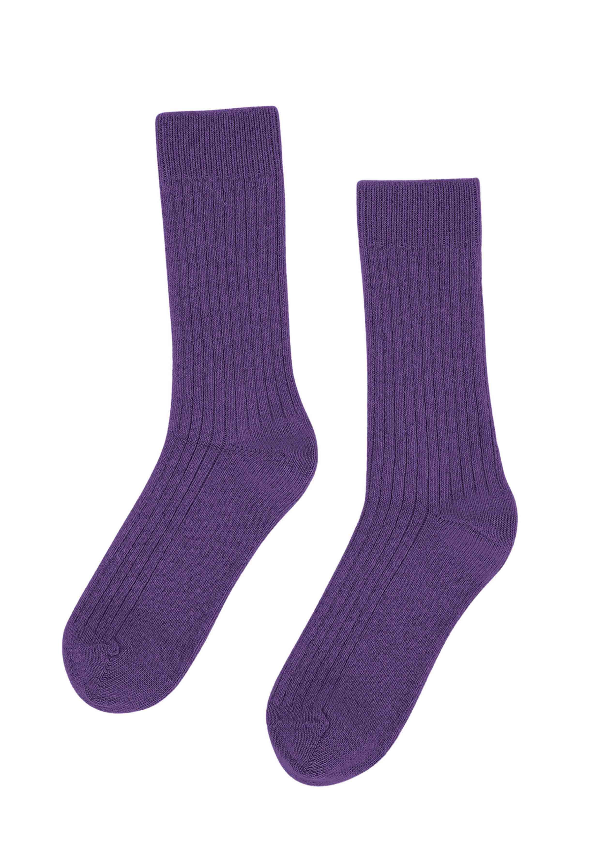 Colorful Standard Merino-Wollsocken Ultra Violet