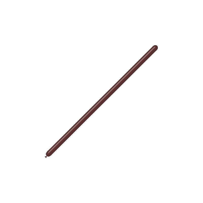 Donkerbruine Modelleerballonnen 2,5cm 150cm 100st