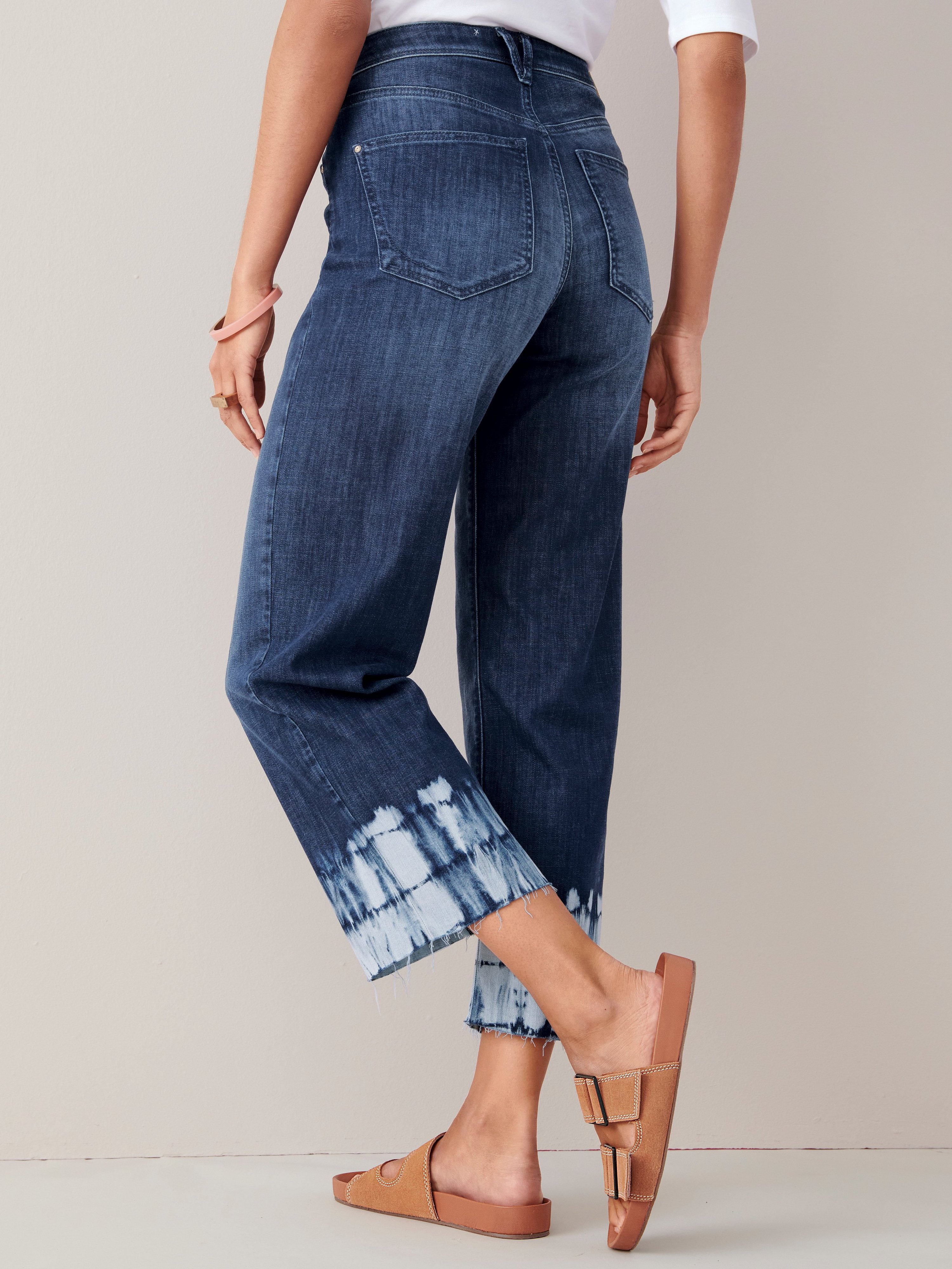 Wide Leg-7/8-Jeans
