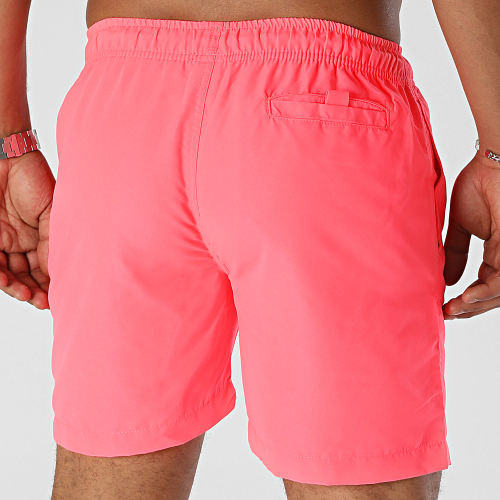 Short De Bain Logo Rose Fluo
