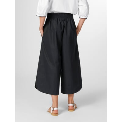 Damenhose Popeline, Blauschwarz