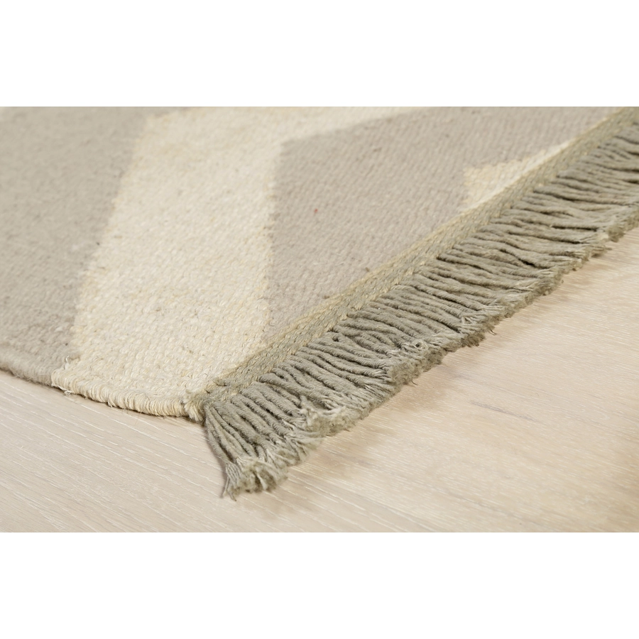 Green Looop Handweb-Teppich Cannes beige taupe