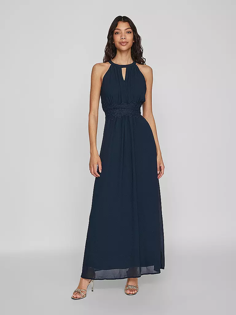 VILA Abendkleid VIMILINA  dunkelblau