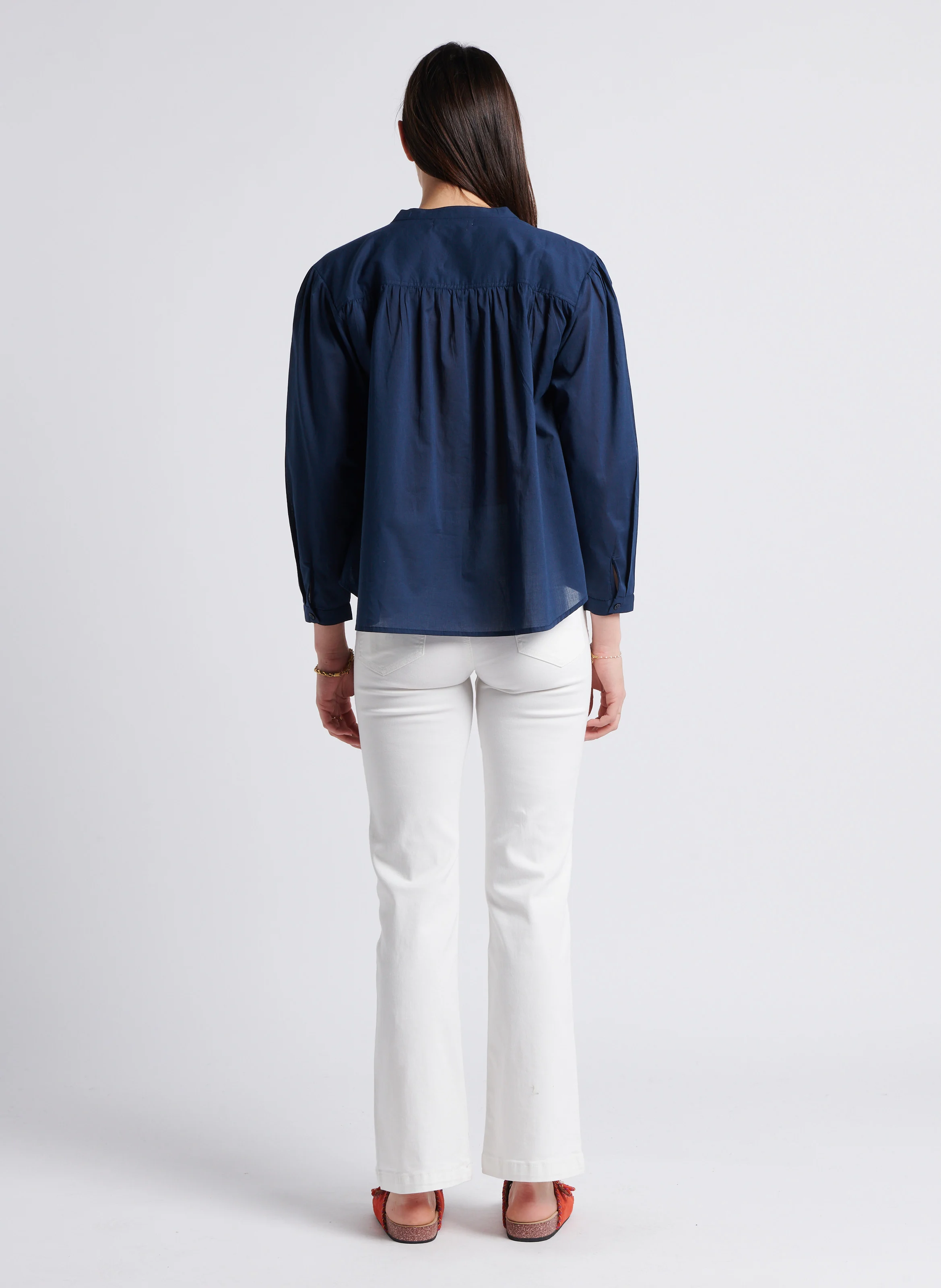 BOLIA - Blouse ample en coton| Bleu