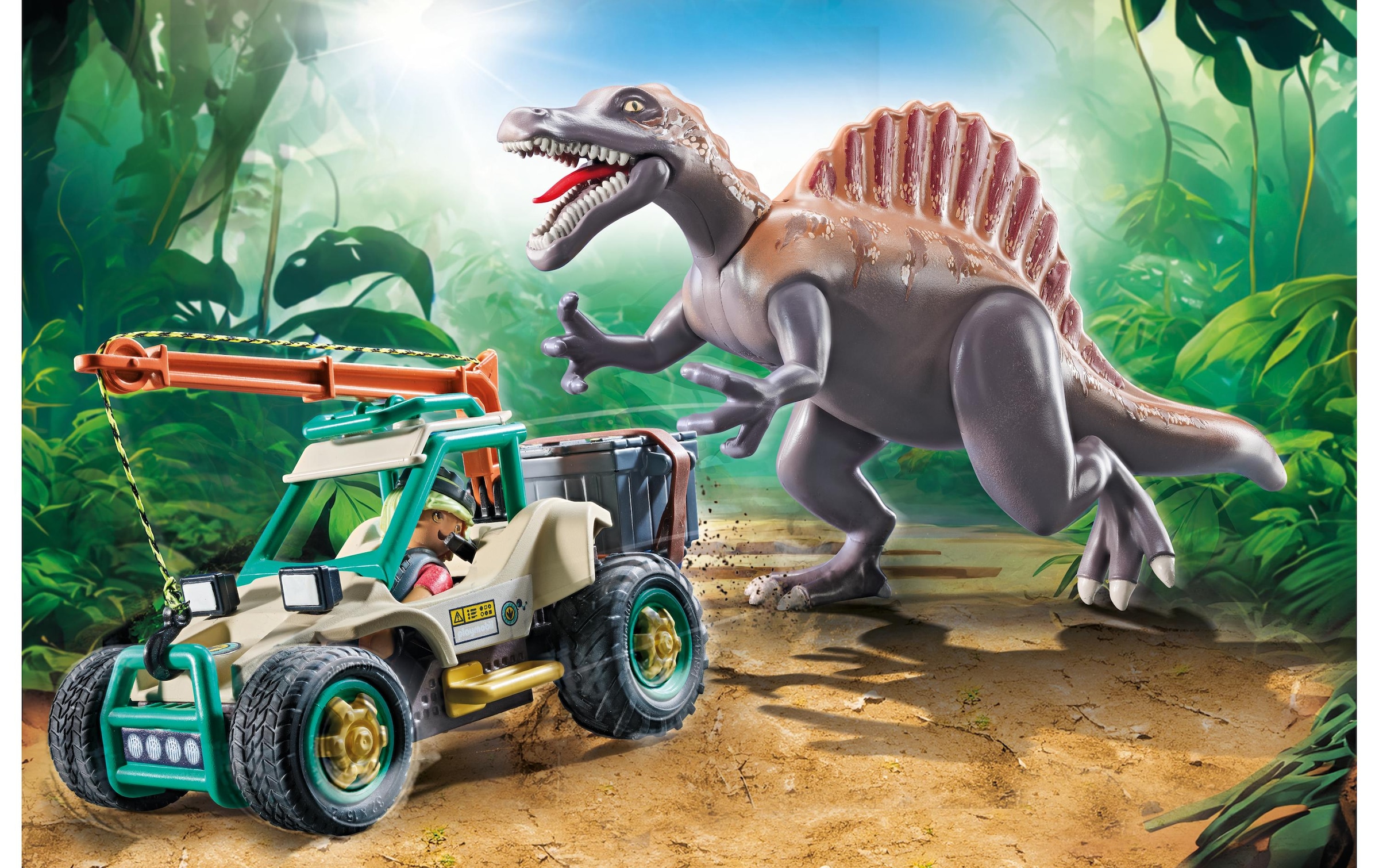 Playmobil® Spielbausteine »Dinos Spinosaurus-Angriff auf Dino-Ausgrabung 71820«