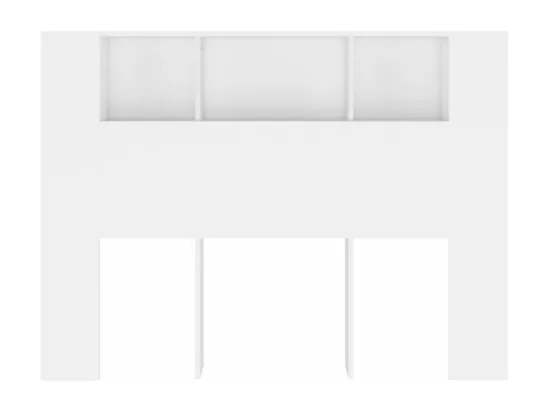 Armoire de tête de lit Blanc 140x18,5x104,5 cm