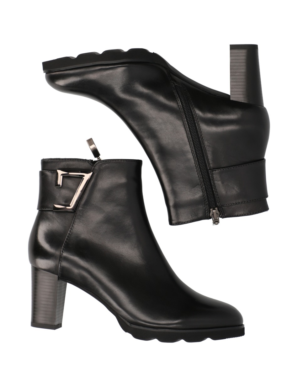 Glattleder Stiefelette