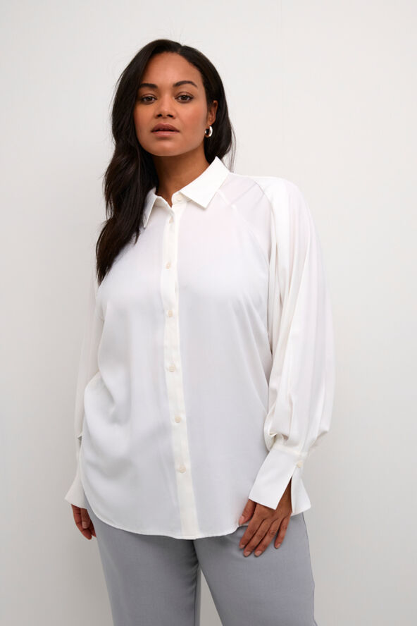 Kaffe Curve KCleanna Shirt Chalk