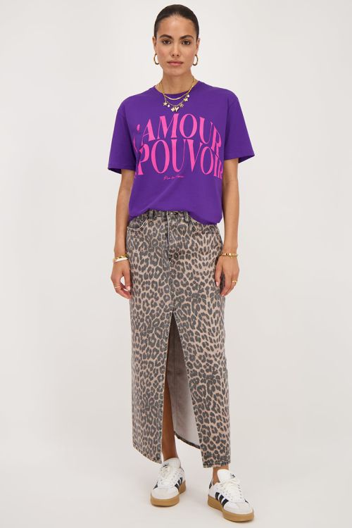 Paars T-shirt 
