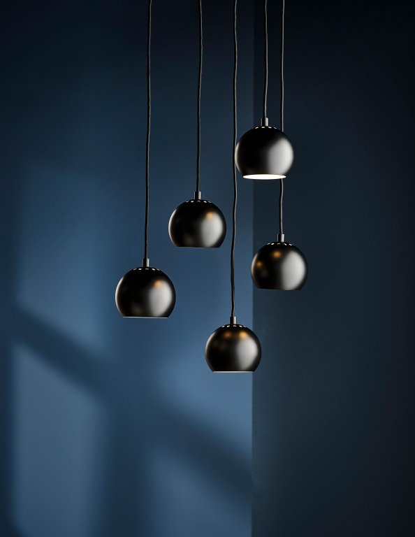 Frandsen Ball hanglamp Ø12 mat zwart