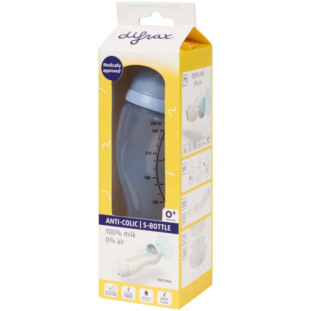 Difrax voedingsfles 250 ml | diverse kleuren