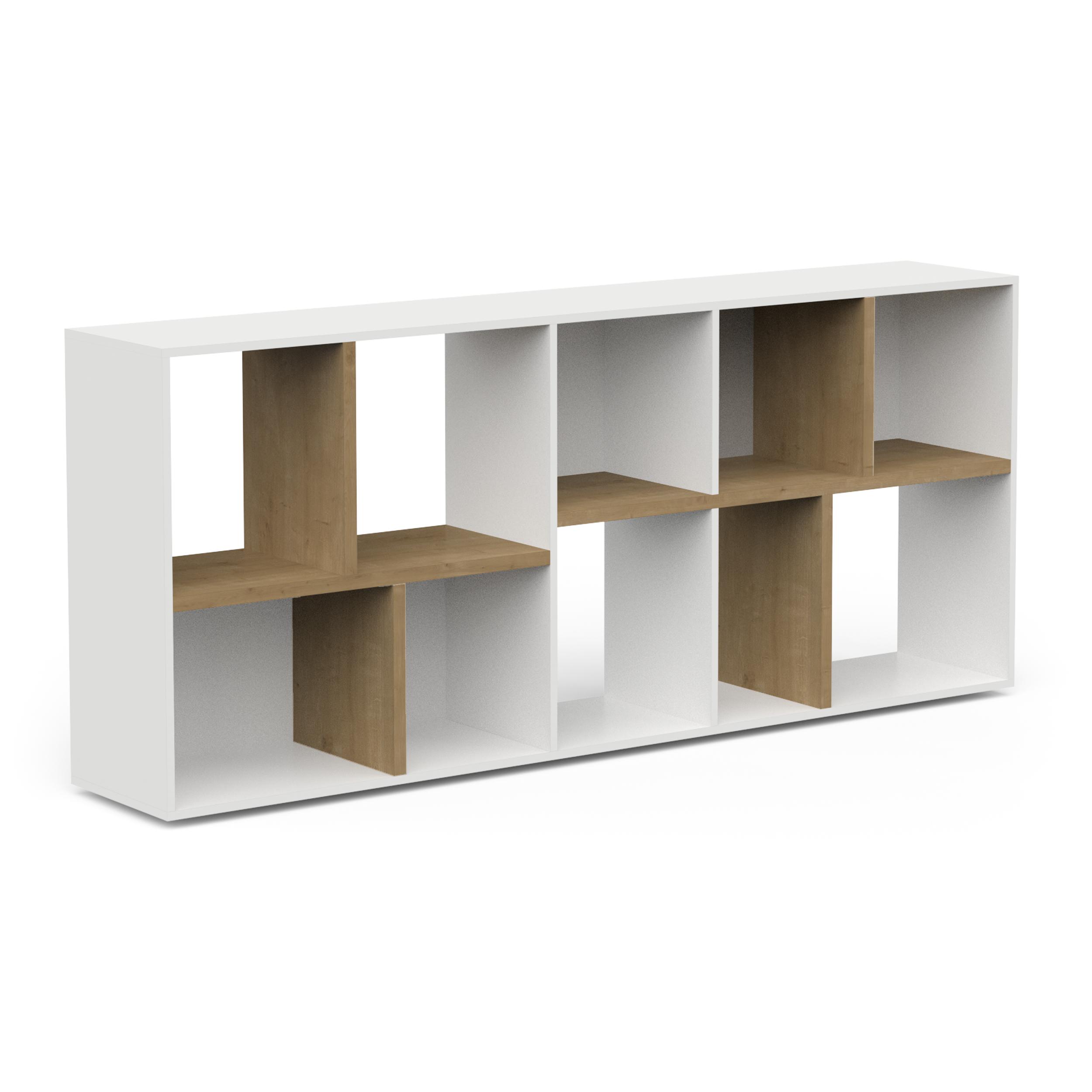 ACCESS BIBLIOTHEQUE 10 NICHES HAMILTON BLANC MAT