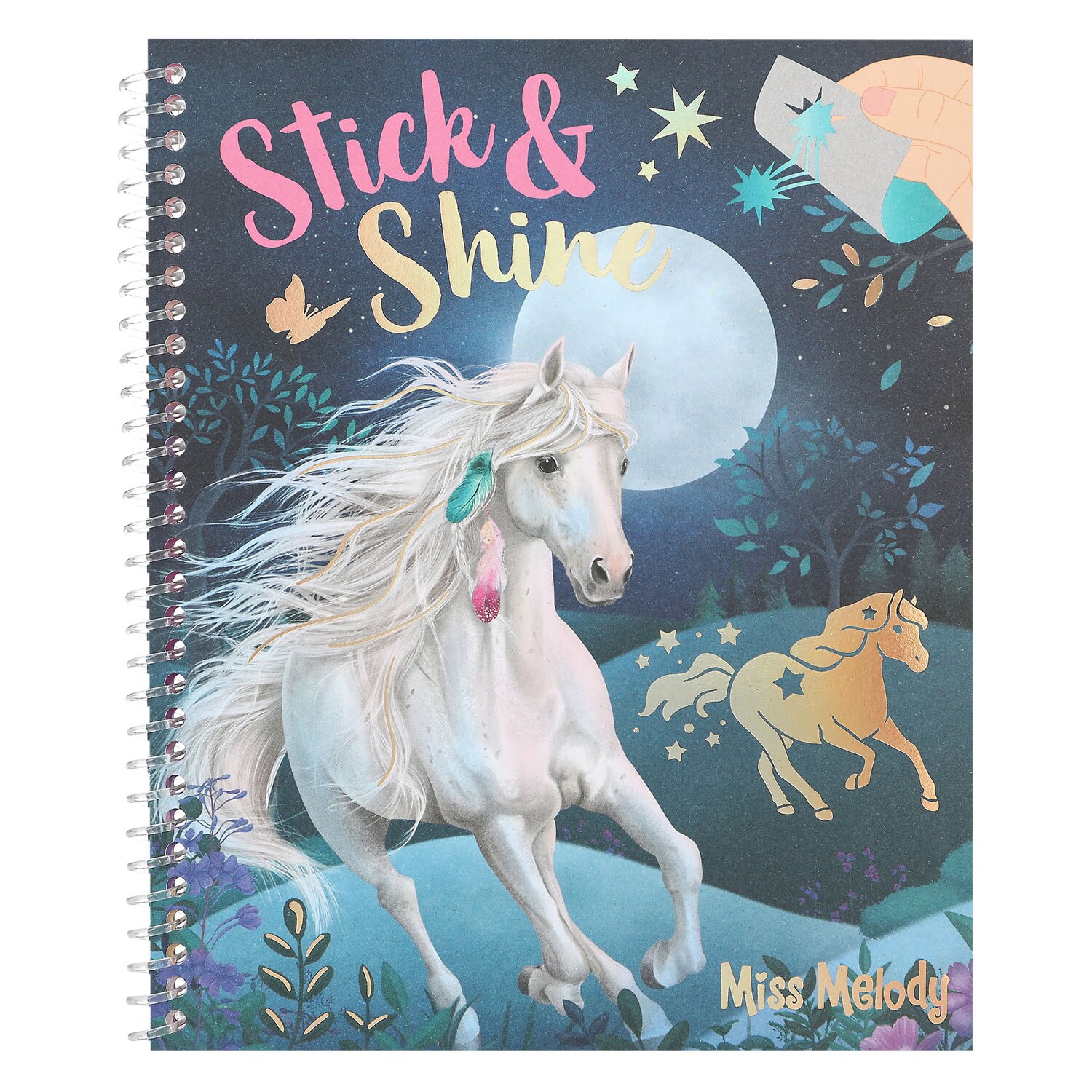 Miss Melody Malbuch Stick & Shine