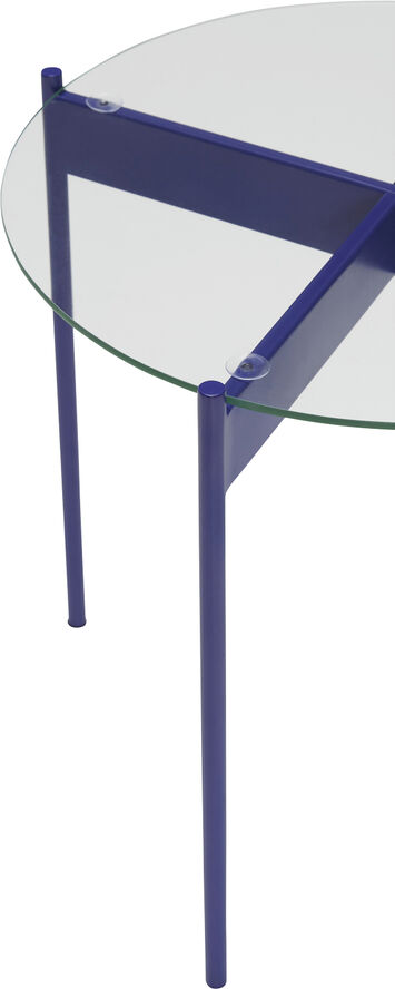 Hübsch Beam Side Table Blue Blå