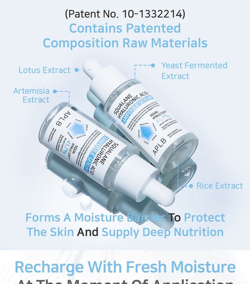APLB - Squalaan hyaluronzuur ampulserum
