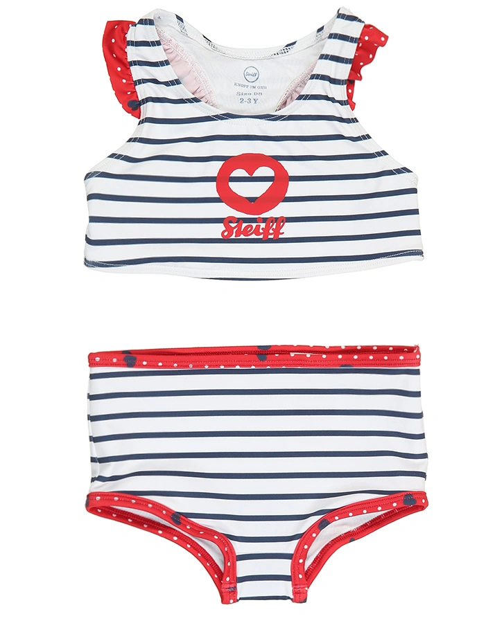 Bikini BADEZEIT 2-teilig gestreift in navy