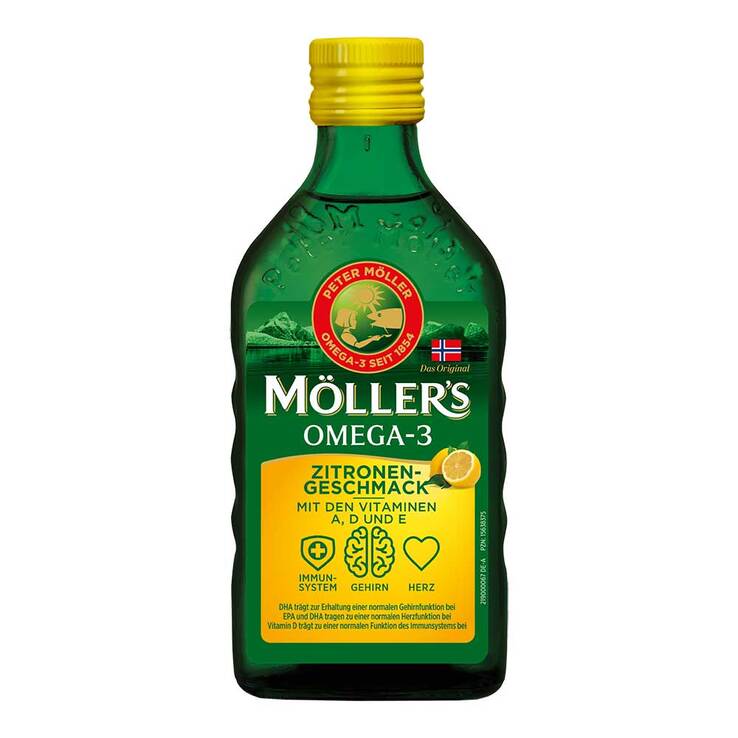 Möller`s Omega-3 Zitronengeschmack Öl, 250 ml