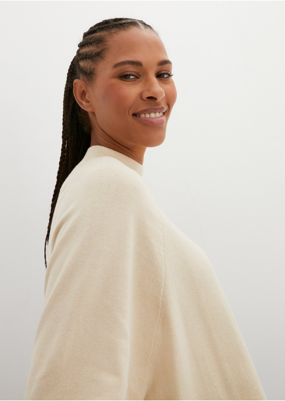 Pull avec col montant