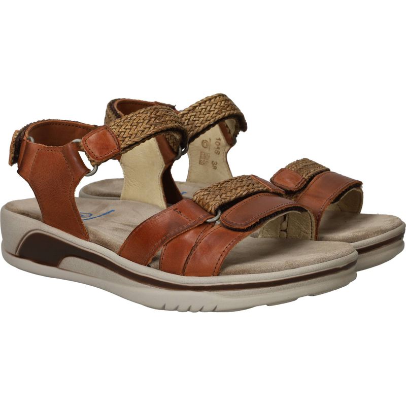 Wolky Acula Softy Wax Sandalen Bruin Dames