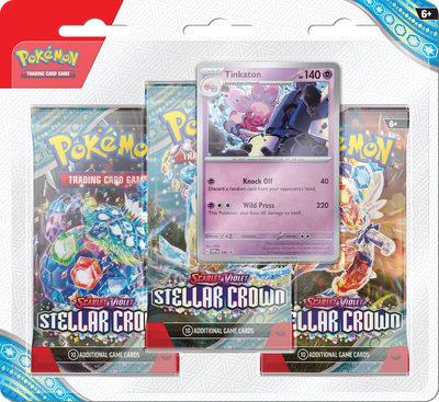 Pokémon Scarlet & Violet Stellar Crown Samlekort Latias/Tinkaton 3-Pack Blandet
