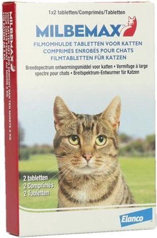 Milbemax Kat Ontwormingsmiddel 2 tabletten