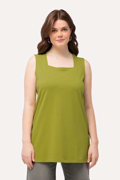 Longtop, Classic Fit, Carree-Ausschnitt, ärmellos