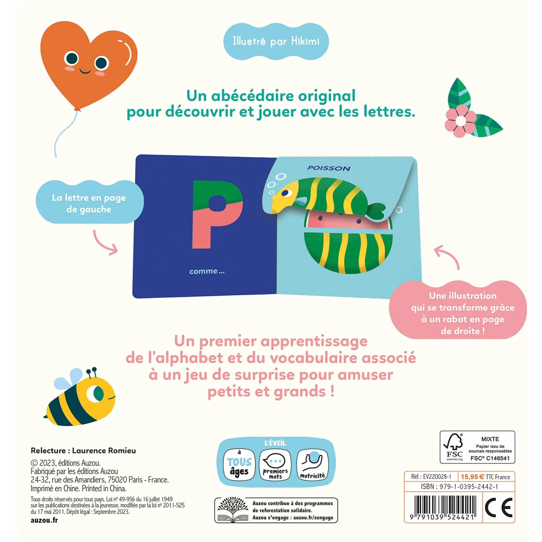 Auzou ABC Surprise Mon Premier Abécédaire