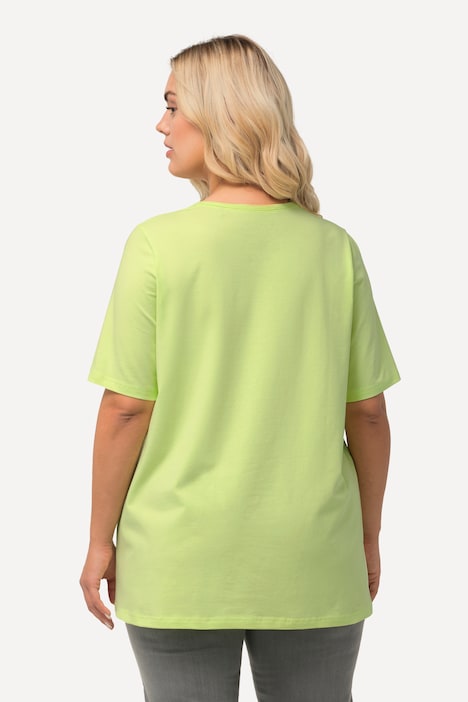 T-Shirt, A-Linie, Carree-Ausschnitt, Halbarm