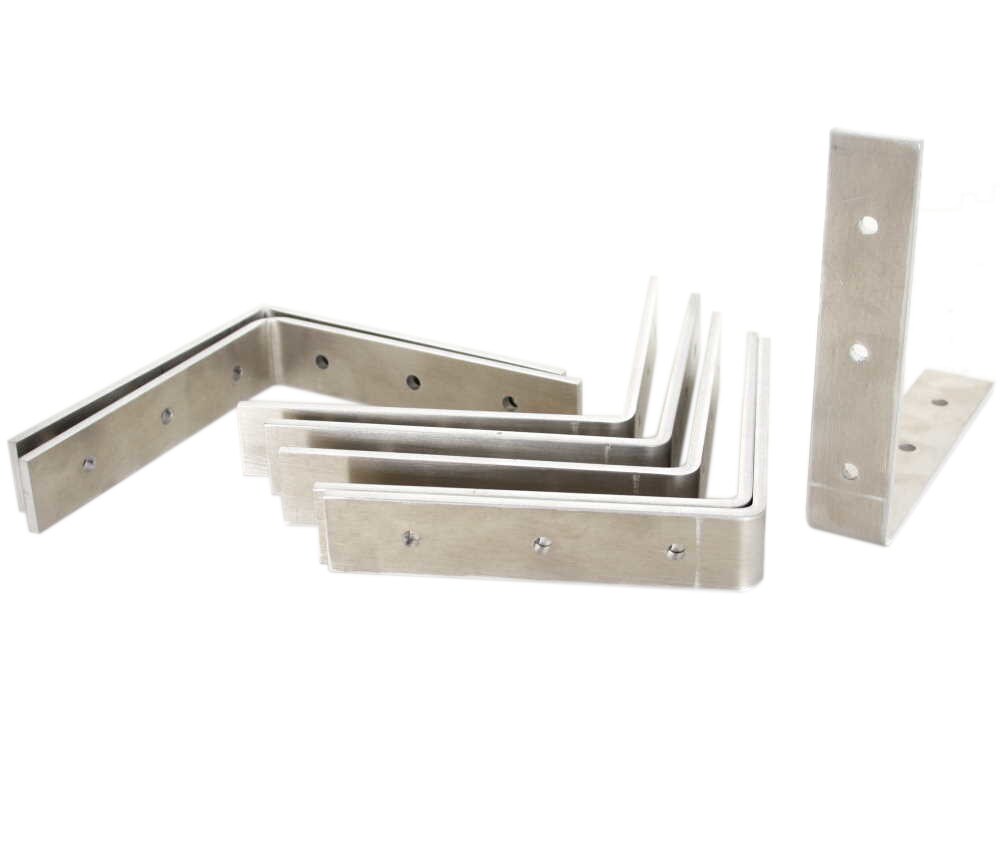 1x starker ALU Winkel Schwerlast 150x150x30mm 5mm stark Verbinder Regal Stuhlwinkel