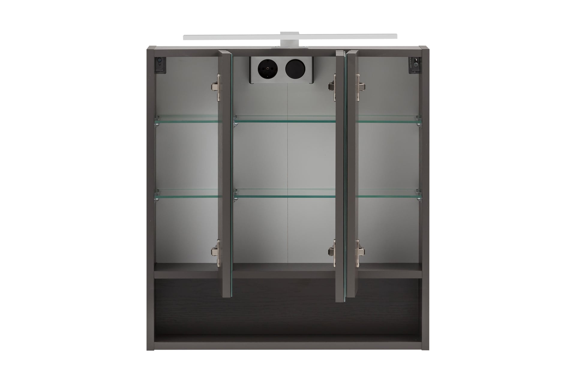 Bad-Spiegelschrank ANTWERPEN grau 60cm