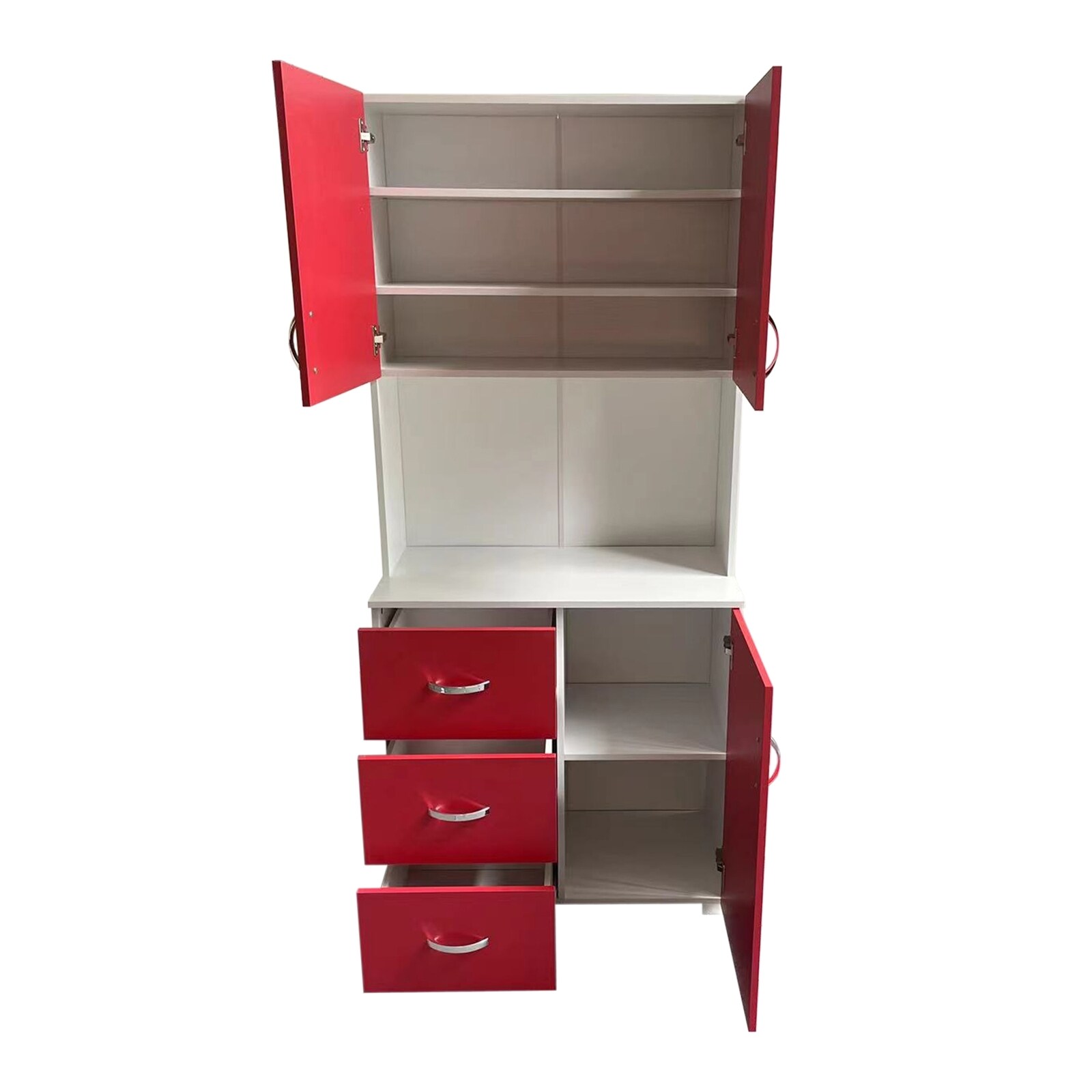 HTI-Living Küchenschrank Blanca Rot Weiß