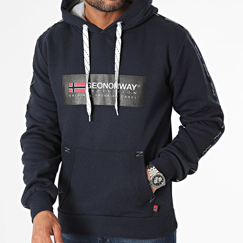 Sweat Capuche Bleu Marine