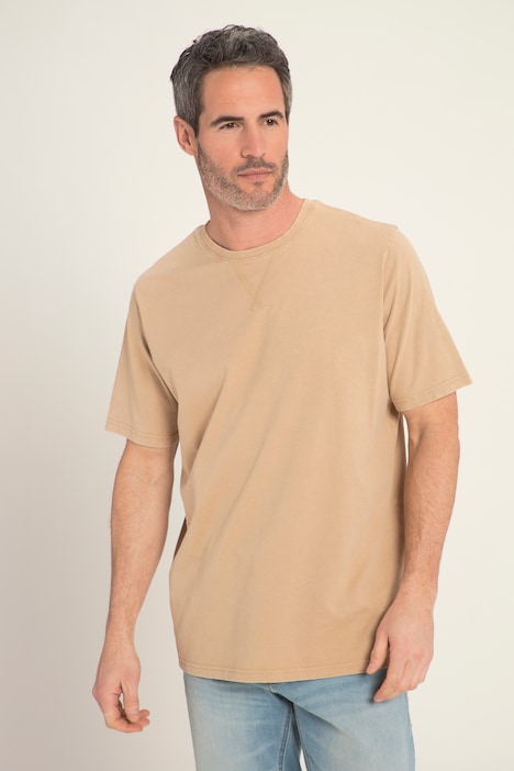 T-Shirt, Halbarm, acid washed, Rundhals