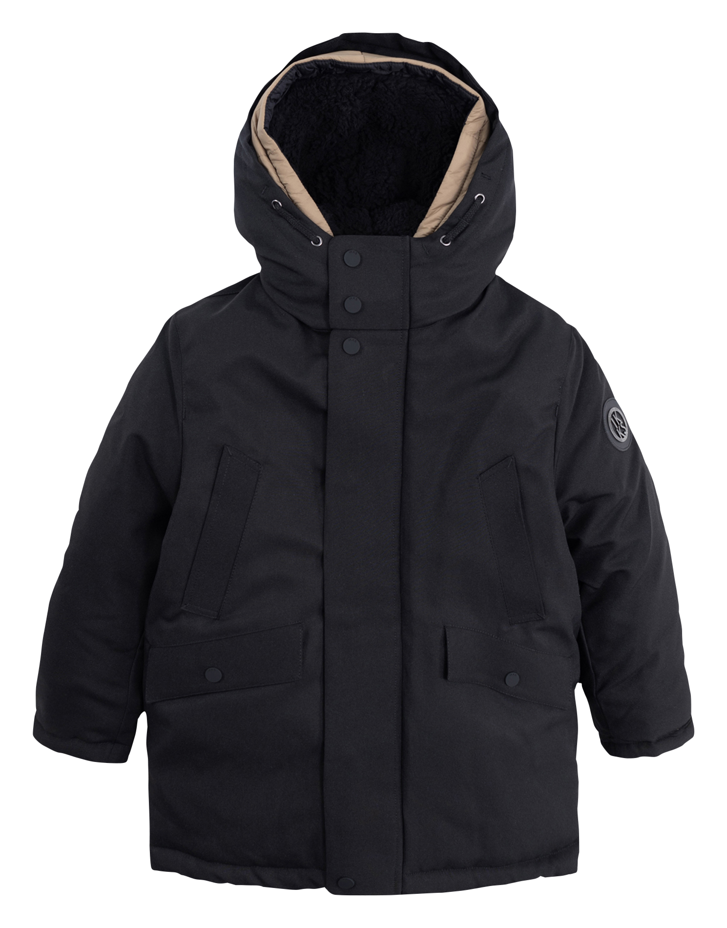 Parka trois-en-un matelassée | Noir