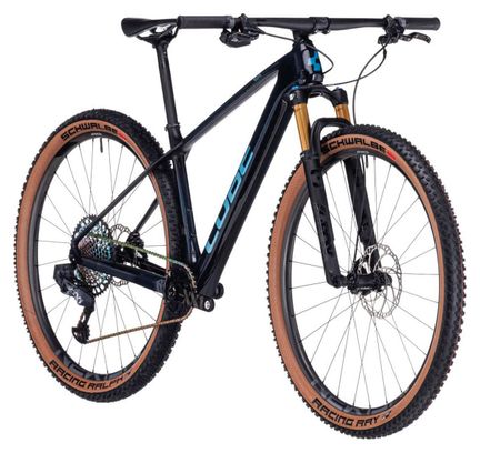 VTT Semi-Rigide Cube Elite C:68X SLT Sram XX1 Eagle AXS 12V 29'' Bleu Liquid
