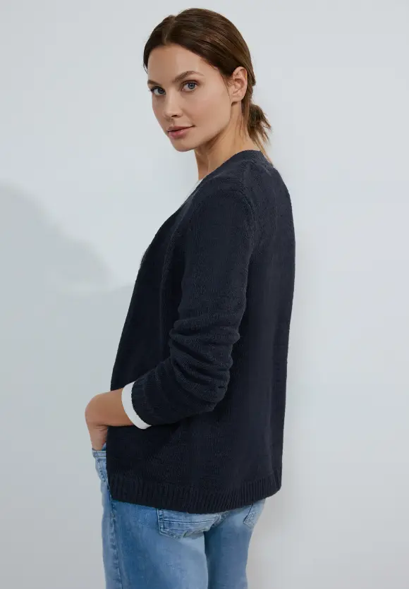Strickmix Cardigan - universal blue